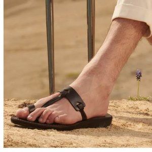 Jerusalem Sandals David Leather Open Toe Sandal   Mens Size 11   Euro 45